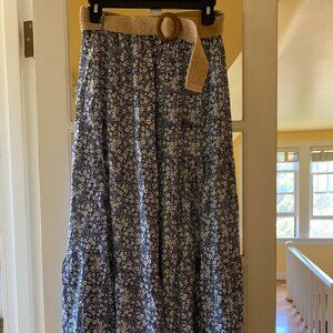 Sweet Floral Maxi Skirt